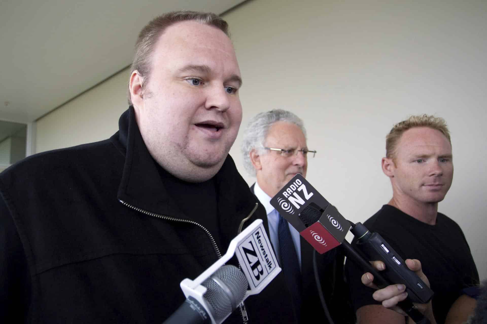 Fotografía de archivo del fundador del portal clausurado Megaupload, Kim Dotcom, el informático de origen alemán sobre el que pesa en Nueva Zelanda una orden de extradición para Estados Unidos para ser juzgado por supuesta piratería informática y otros delitos. EFE/David Rowland