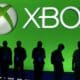 Fotografía de archivo del 16 de junio de 2015 de personas junto al logo de Xbox en Los Ángeles, California (EE.UU.). EFE/ Michael Nelson