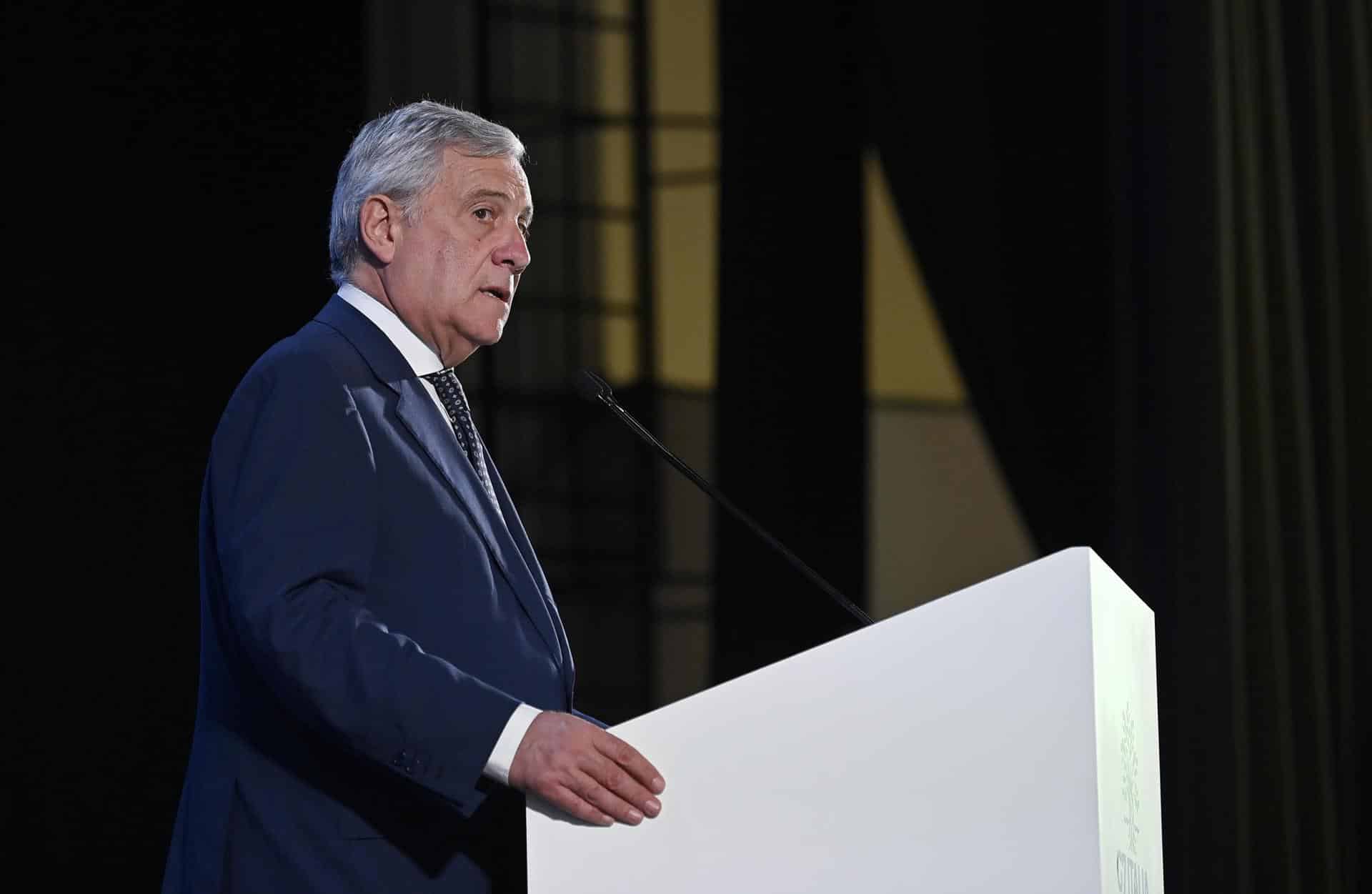 Imagen de Archivo del jefe de la diplomacia italiana, Antonio Tajani.
 EFE/EPA/RICCARDO ANTIMIANI