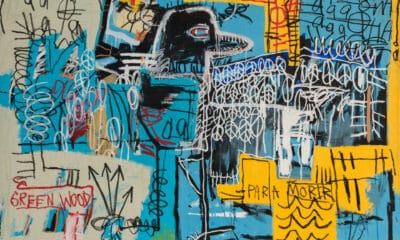 Fotografía cedida por el Museo Rubell donde se muestra la obra 'Bird On Money' -'Pájaro sobre dinero'- (1981) del artista estadounidense Jean-Michel Basquiat. El Museo Rubell de Miami anunció este martes que presentará tres nuevas exposiciones durante la Semana del Arte de Miami, que incluirán obras de su artista residente de este año, Vanessa Raw, además de adquisiciones recientes y de obras destacadas de su colección de arte contemporáneo. EFE/Museo Rubell