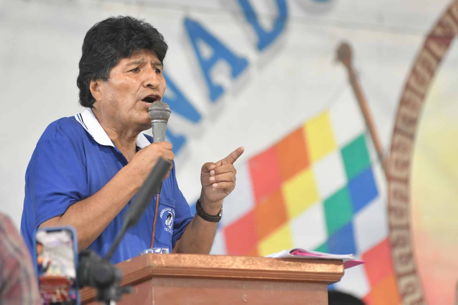 Imagen de archivo del expresidente de Bolivia Evo Morales (2006-2019). EFE/ Jorge Abrego