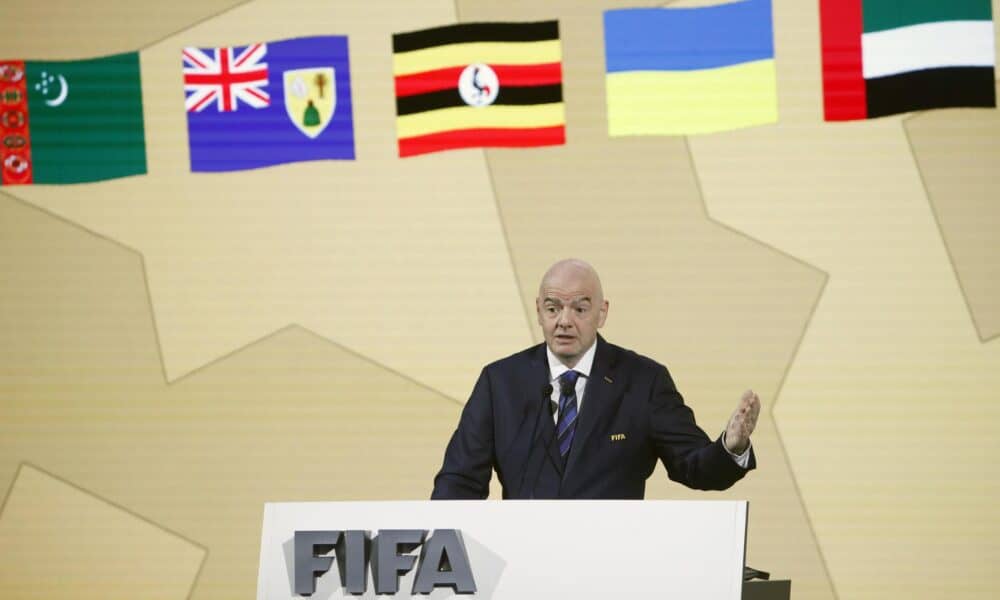 Fotografía de archivo del presidente de la FIFA, Gianni Infantino. EFE/RUNGROJ YONGRIT