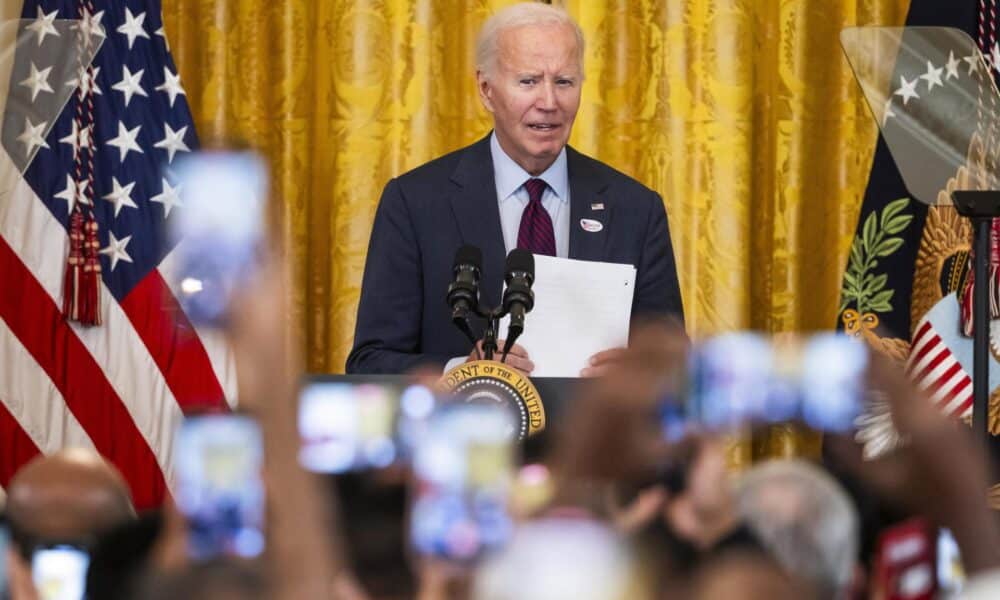 Fotografía de archivo en donde se ve al presidente de Estados Unidos, Joe Biden. EFE/JIM LO SCALZO