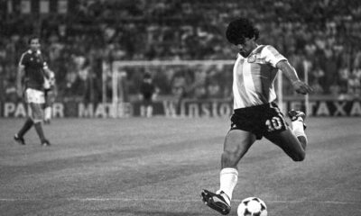 El centrocampista argentino Diego Armando Maradona, en una imagen de archivo de 1982. EFE/ma