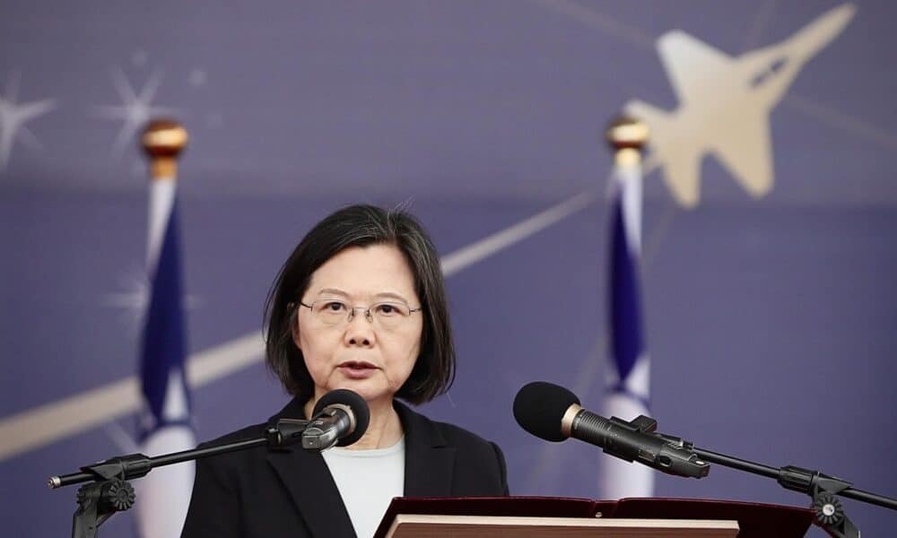 La expresidenta taiwanesa Tsai Ing-wen en una foto de archivo. EFE/EPA/RITCHIE B. TONGO