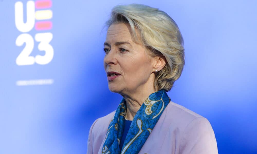 La presidenta de la Comisión Europea, Ursula Von Der Leyen. EFE/ PepeTorres