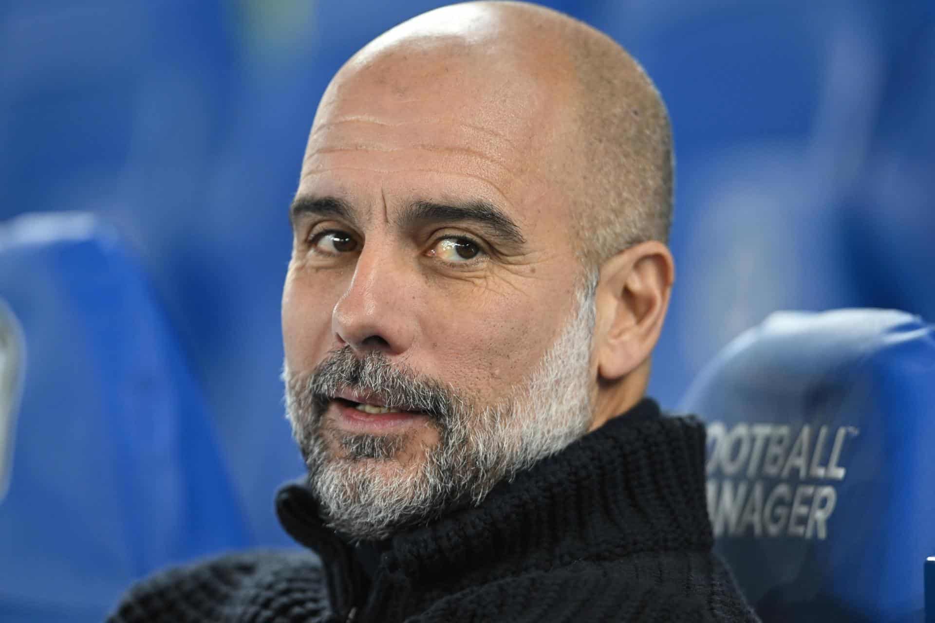 Pep Guardiola, entrenador del Manchester City. EFE/EPA/DANIEL HAMBURY