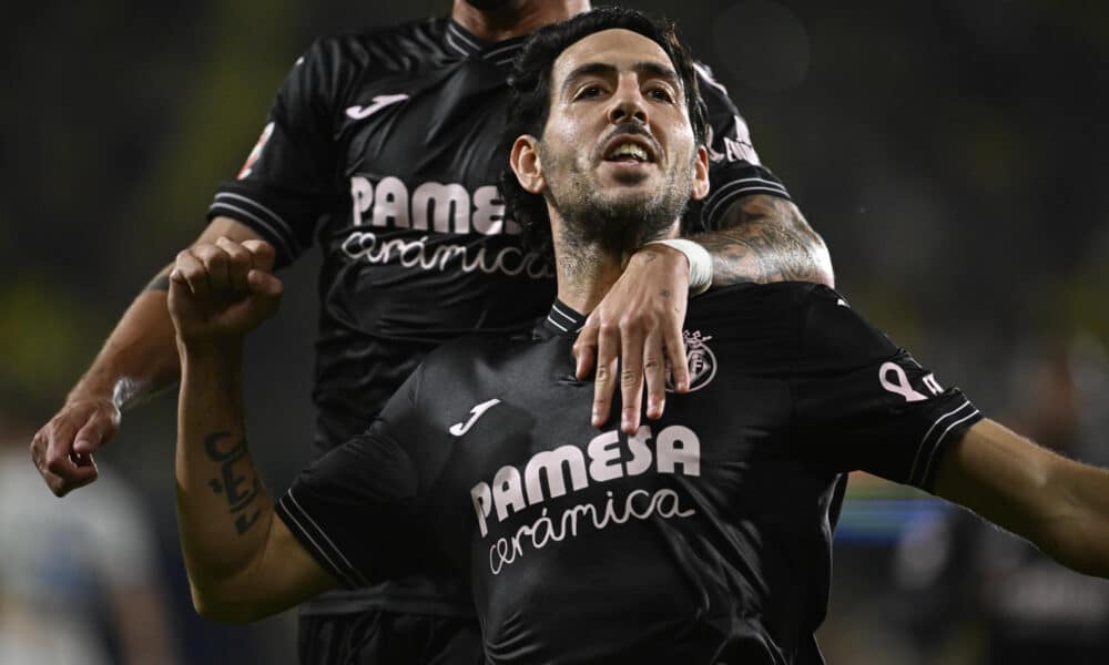 El jugador del Villarreal Dani Parejo celebra un gol en una foto de archivo. EFE/ Andreu Esteban