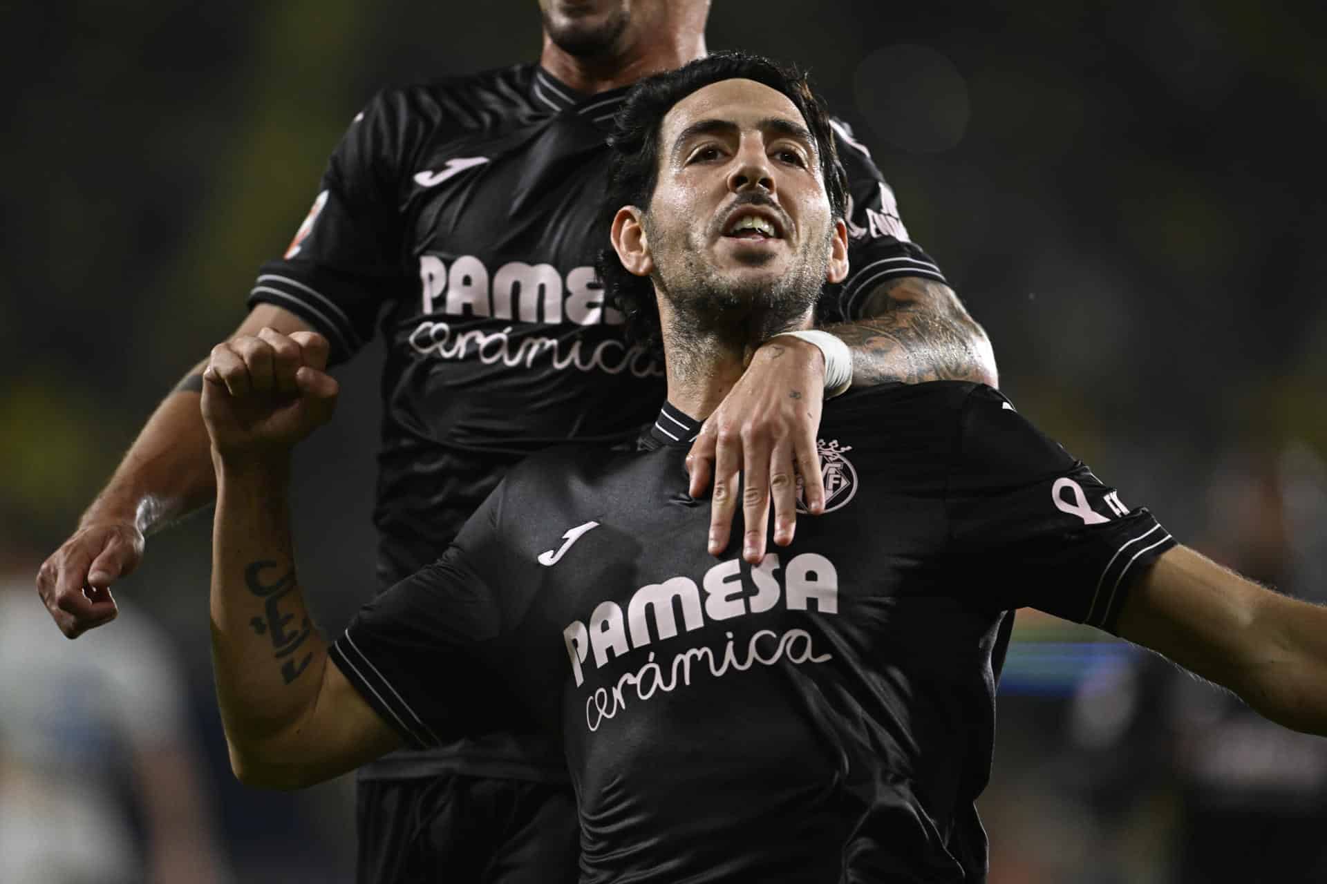 El jugador del Villarreal Dani Parejo celebra un gol en una foto de archivo. EFE/ Andreu Esteban