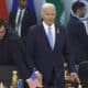 El presidente de Estados Unidos, Joe Biden, participa durante la apertura de la Cumbre de jefes de Estado del G20 que comenzó este lunes en Río de Janeiro (Brasil). EFE/ Antonio Lacerda