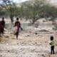 Una familia de etnia Turkana caminan hacia su campamento tras recibir ayuda médica, en el campo de refugiados de Kakuma, al noroeste de Kenia, en  una imagen de archivo. EFE/Dai Kurokawa