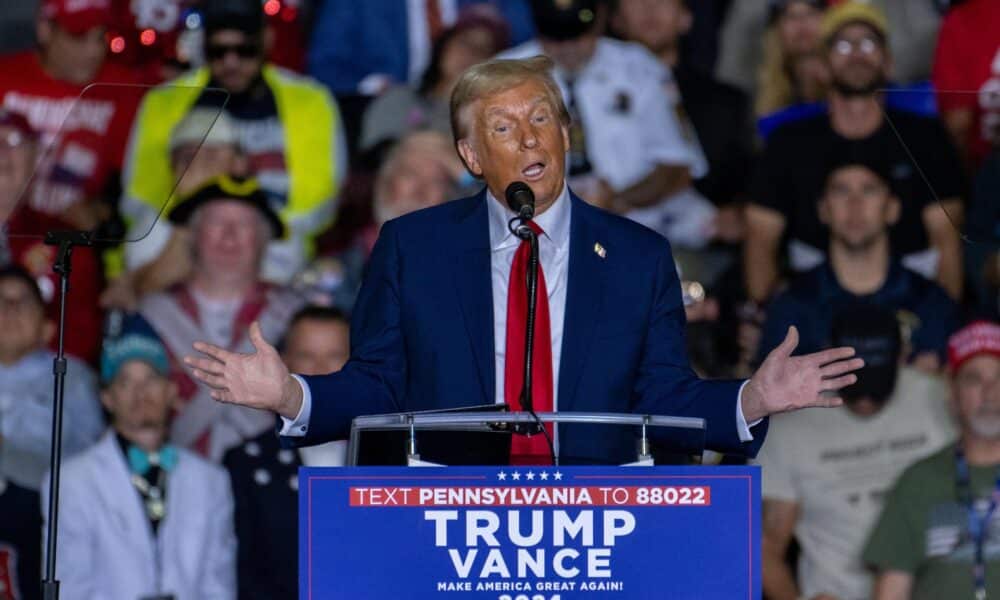 Fotografía del presidente electo de Estados Unidos, Donald Trump. EFE/David Muse