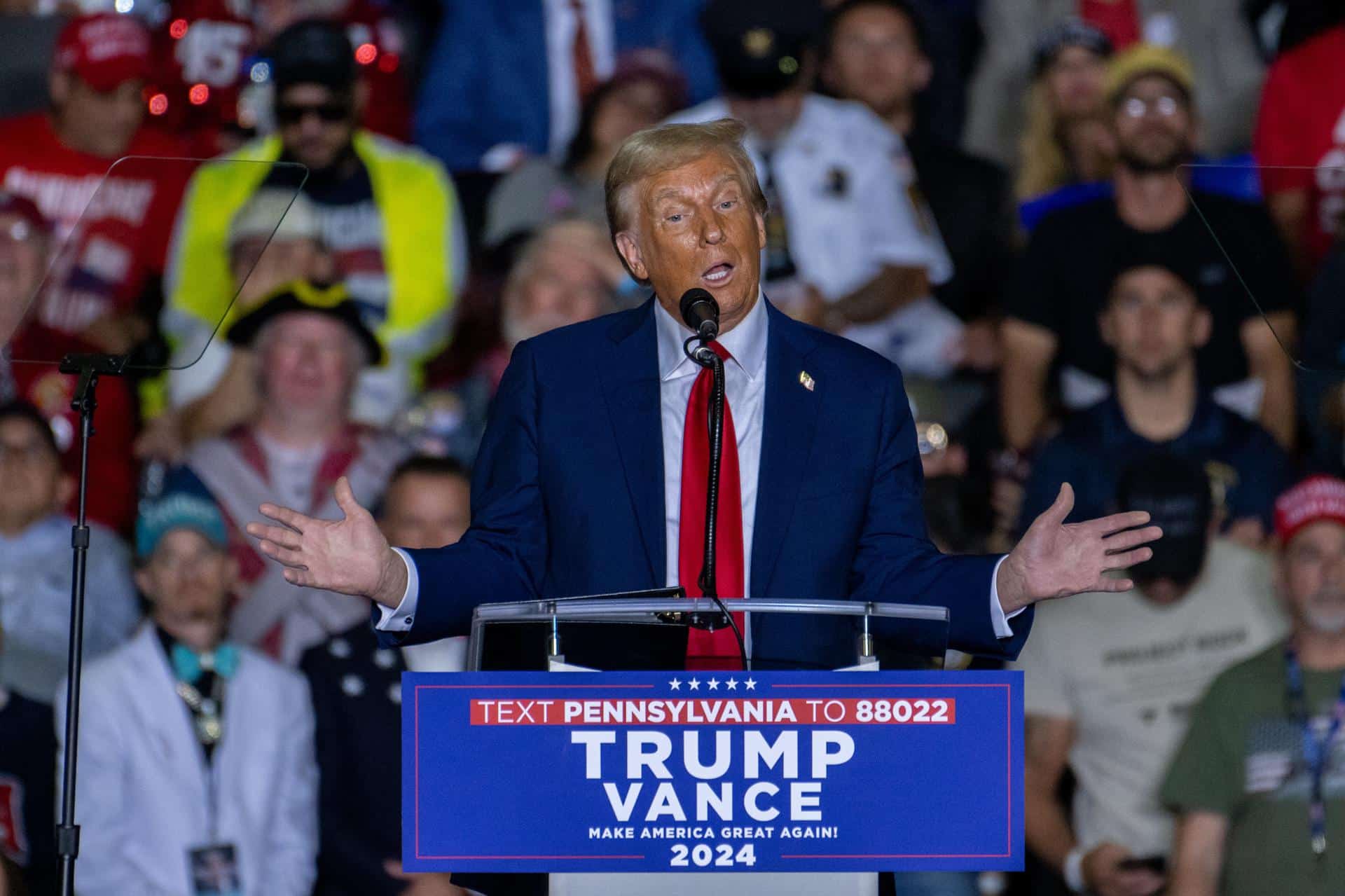 Fotografía del presidente electo de Estados Unidos, Donald Trump. EFE/David Muse