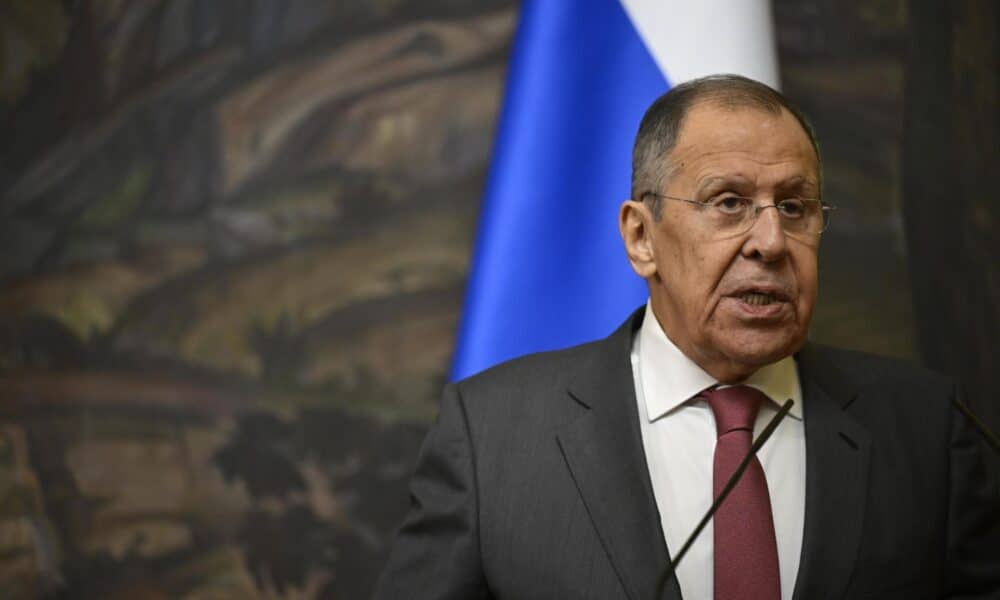 El ministro de Exteriores ruso, Serguéi Lavrov. EFE/EPA/ALEXANDER NEMENOV / POOL