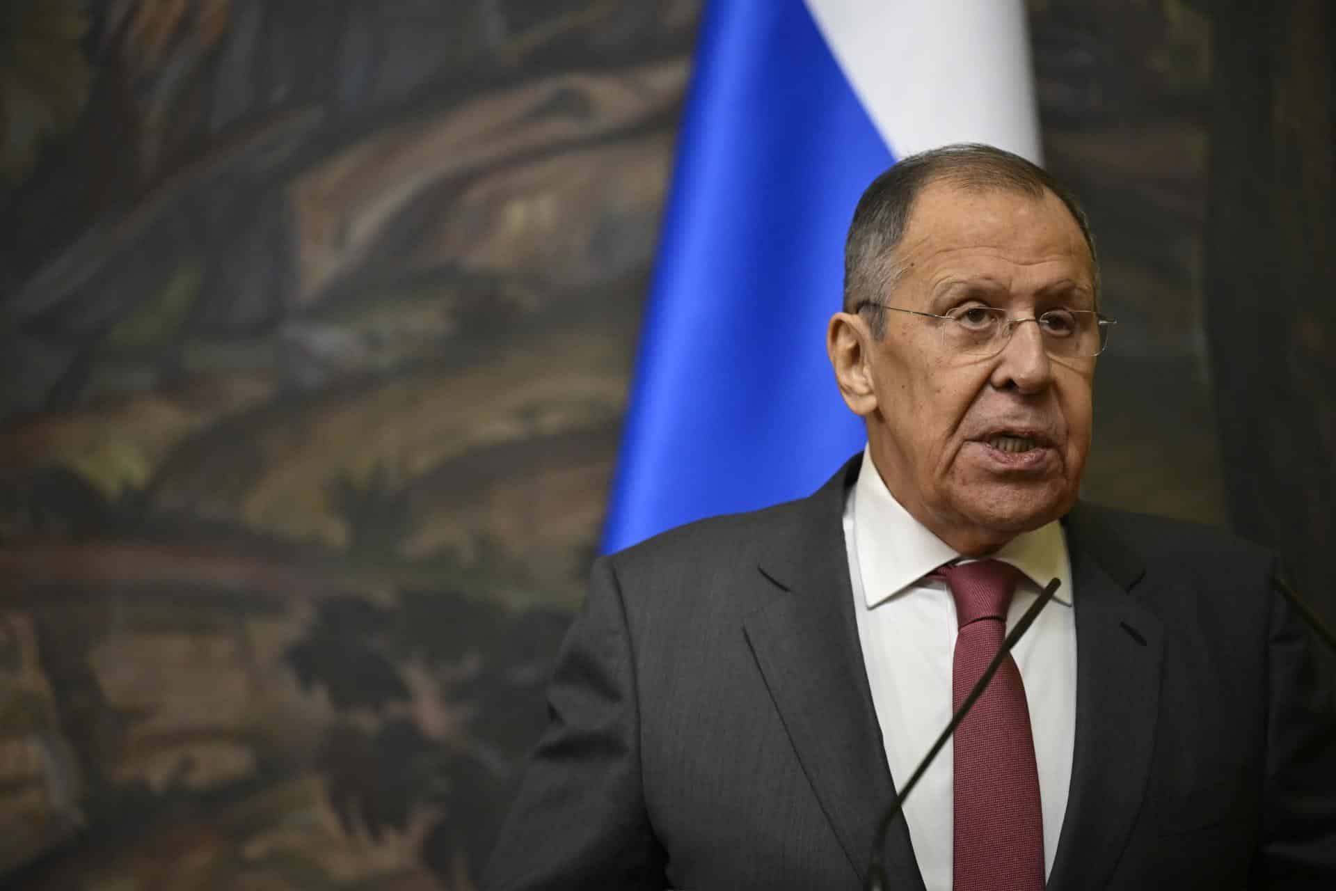 El ministro de Exteriores ruso, Serguéi Lavrov. EFE/EPA/ALEXANDER NEMENOV / POOL