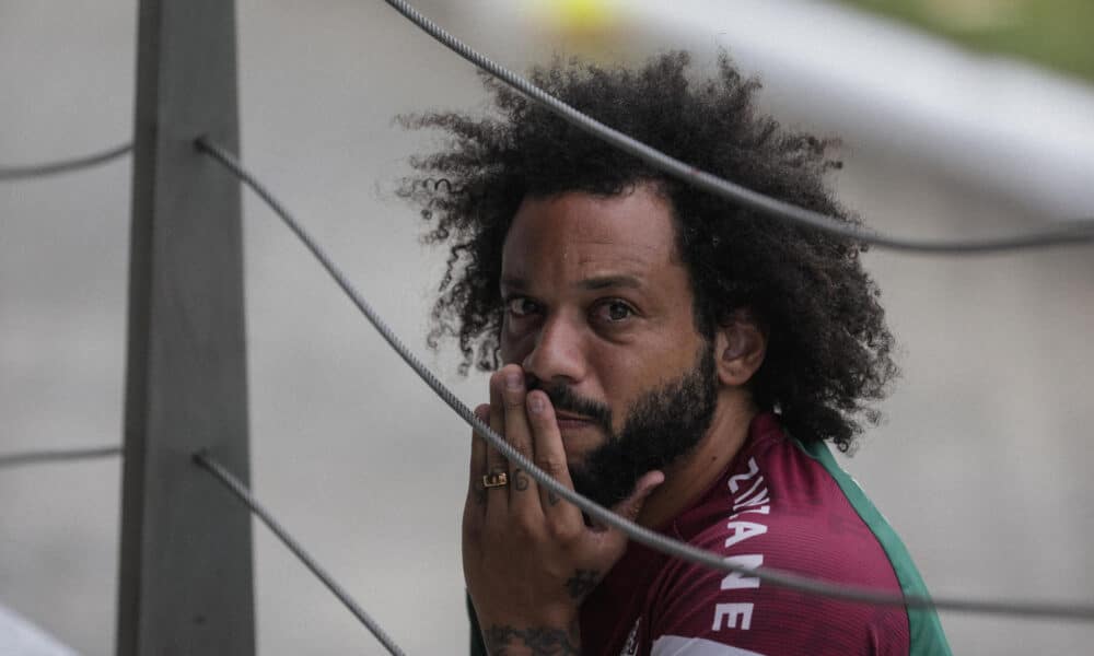 Fotografía de archivo de Marcelo, a quien el Fluminense le rescindió su contrato. EFE/ Antonio Lacerda