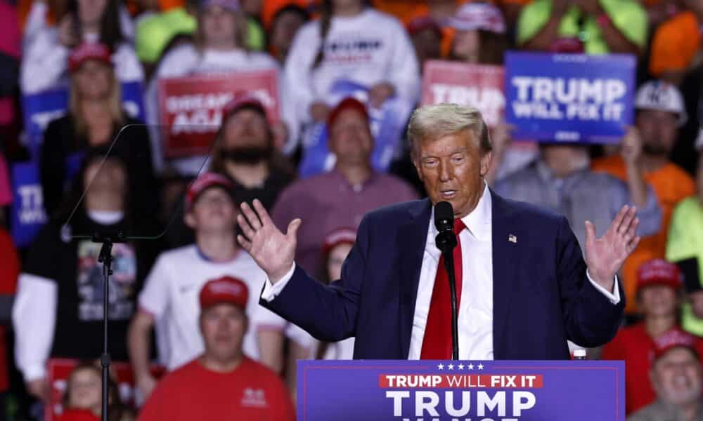 Fotografía de archivo del presidente electo de EE.UU., Donald Trump. EFE/EPA/CJ GUNTHER