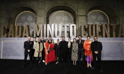 El elenco de la serie 'Cada Minuto Cuenta', posa durante la alfombra roja este jueves, en la Ciudad de México (México). EFE/ Mario Guzmán