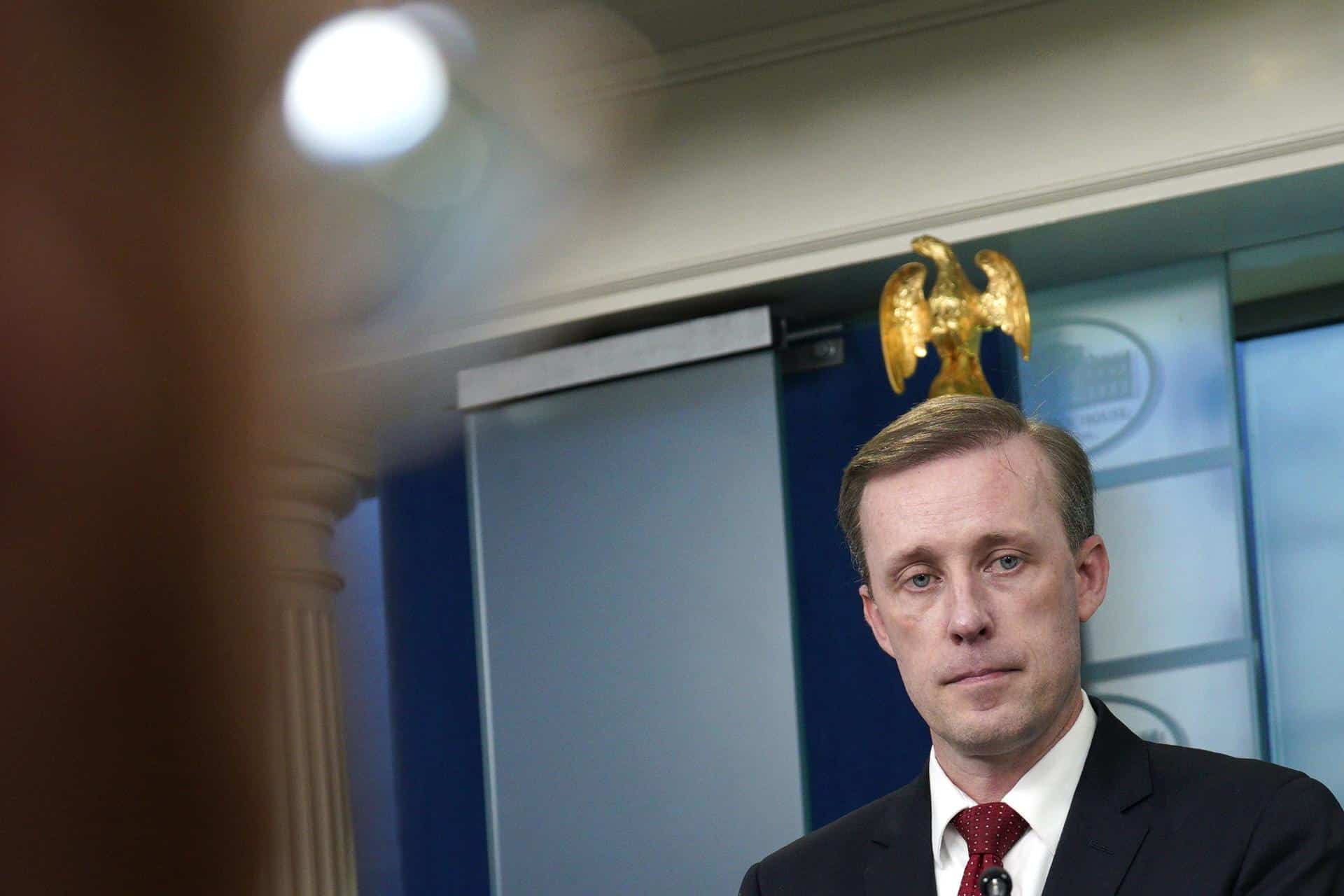 Fotografía de archivo del asesor de Seguridad Nacional de la Casa Blanca, Jake Sullivan. EFE/EPA/YURI GRIPAS / POOL