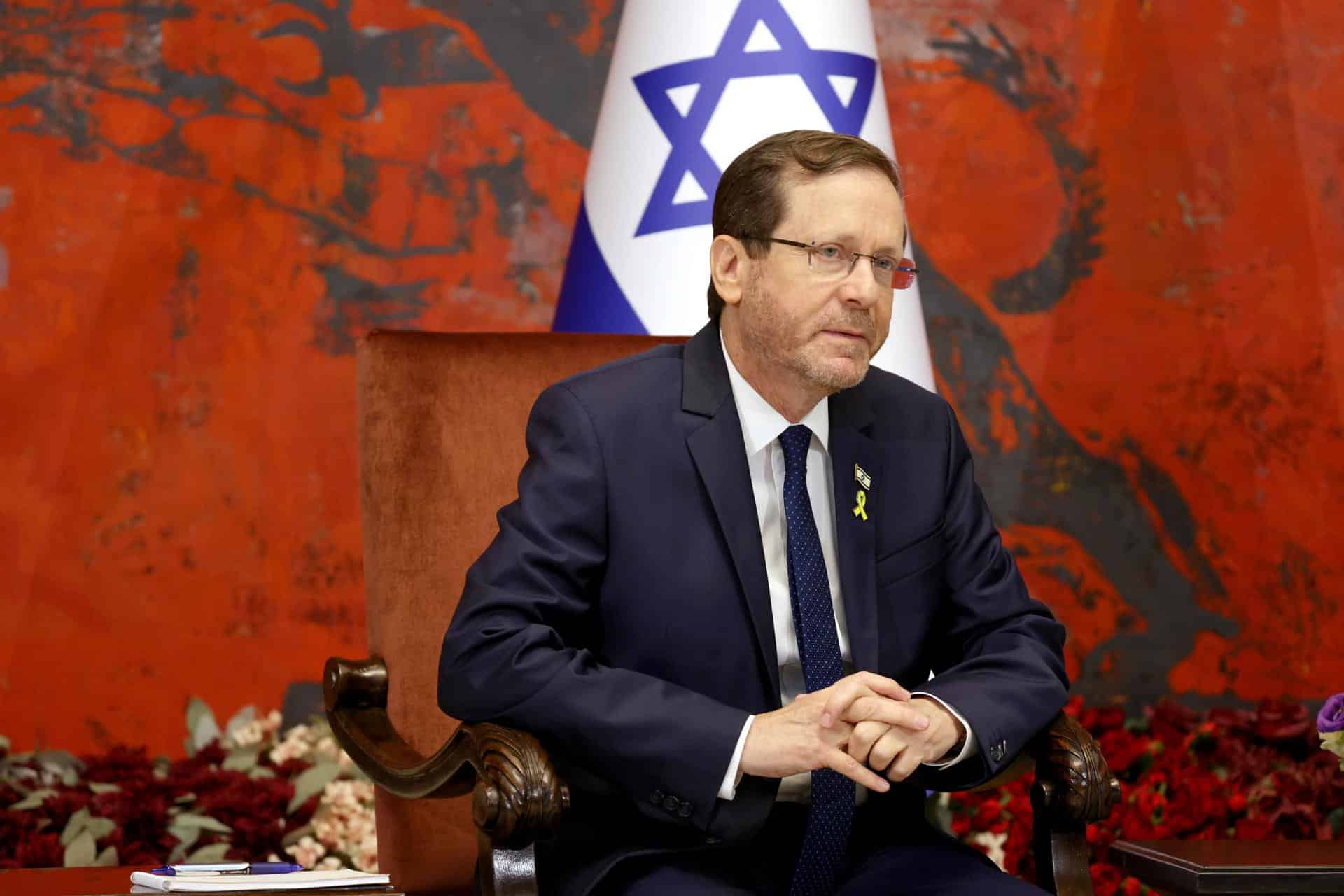 Imagen de archivo del presidente israelí, Isaac Herzog. EFE/EPA/ANDREJ CUKIC