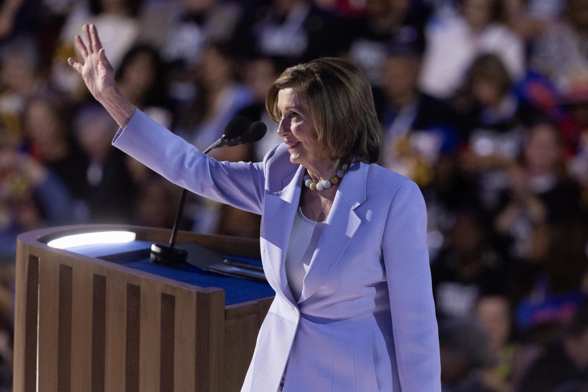 Nancy Pelosi, expresidenta de la Cámara de Representantes de EE.UU., en una foto de archivo. EFE/EPA/MICHAEL REYNOLDS