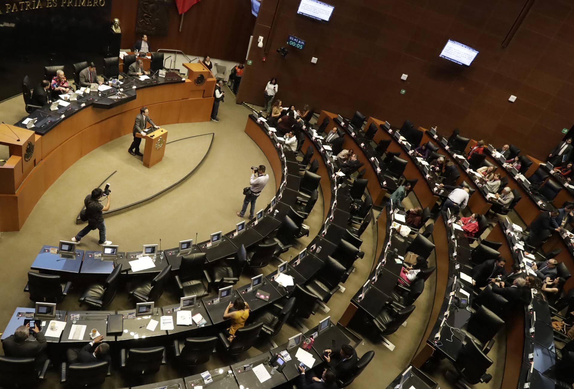 Imagen de archivo de una vista generalde una sesión plenaria del Senado de México, en la Ciudad de México (México). EFE/Madla Hartz