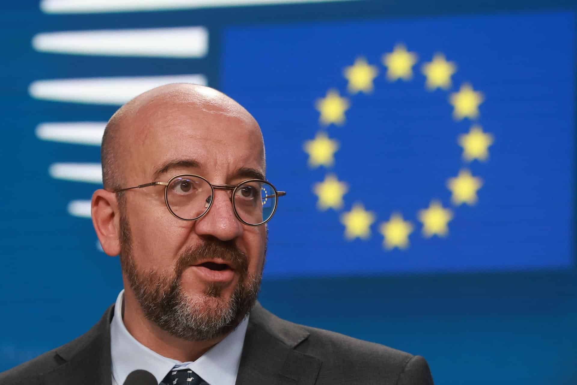 El presidente del Consejo Europeo, Charles Michel, en una foto de archivo. EFE/EPA/OLIVIER HOSLET