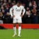 Kylian Mbappe, en un momento de la derrota del Real Madrid ante el Liverpool en Liga de Campeones. EFE/EPA/PETER POWELL