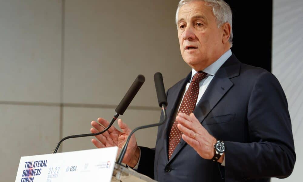 El ministro italiano de Exteriores, Antonio Tajani. EFE/EPA/MOHAMMED BADRA