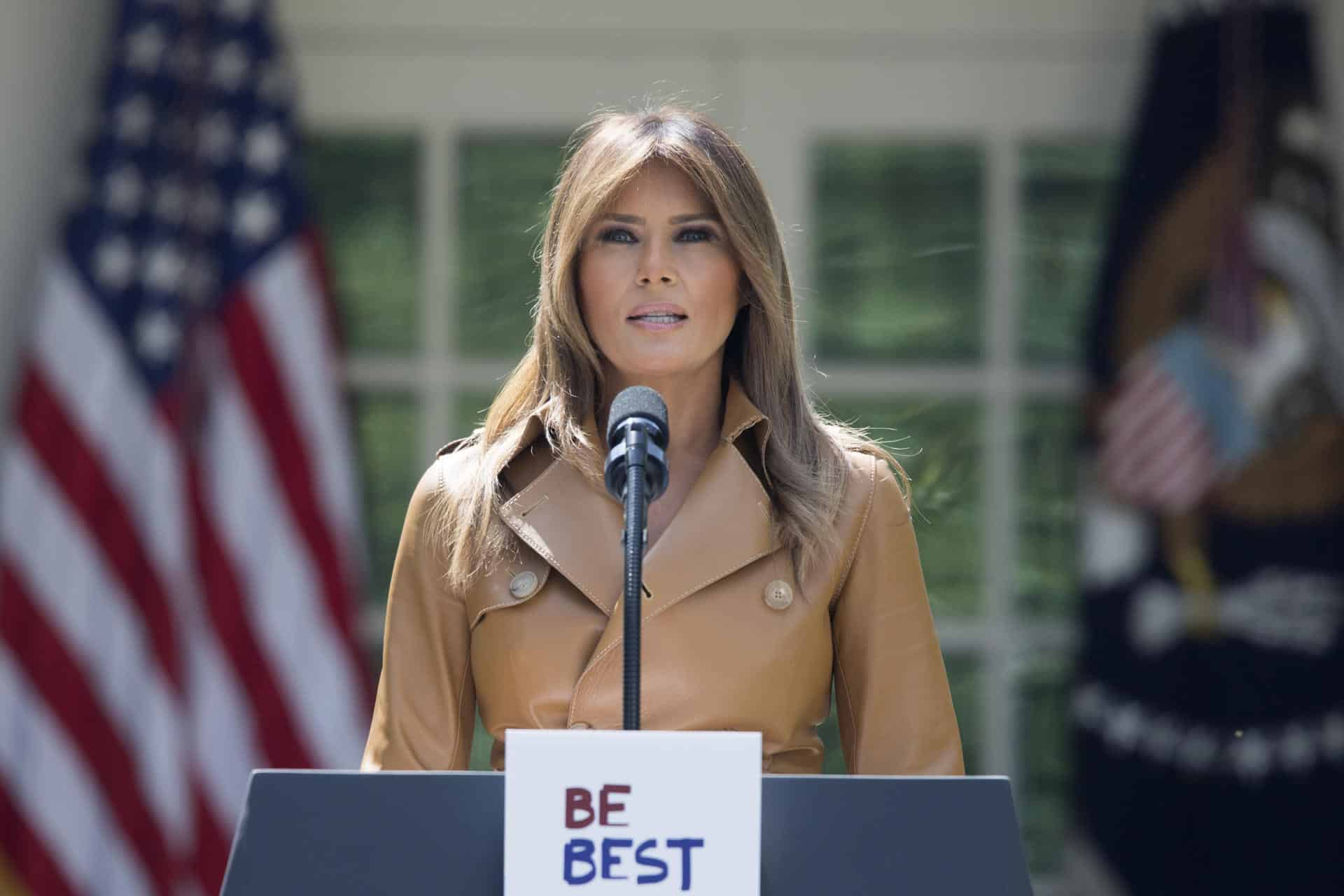 Fotografía de archivo de Melania Trump, esposa del presidente electo de Estados Unidos, Donald Trump. EFE/ Michael Reynolds