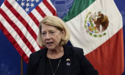 La administradora adjunta de la NASA, Pam Melroy, habla este lunes, durante una entrevista con EFE en Ciudad de México (México). EFE/ José Méndez