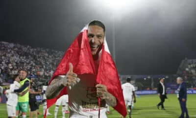 Fotografía de archivo del futbolista peruano Paolo Guerrero. EFE/ Raúl Martínez