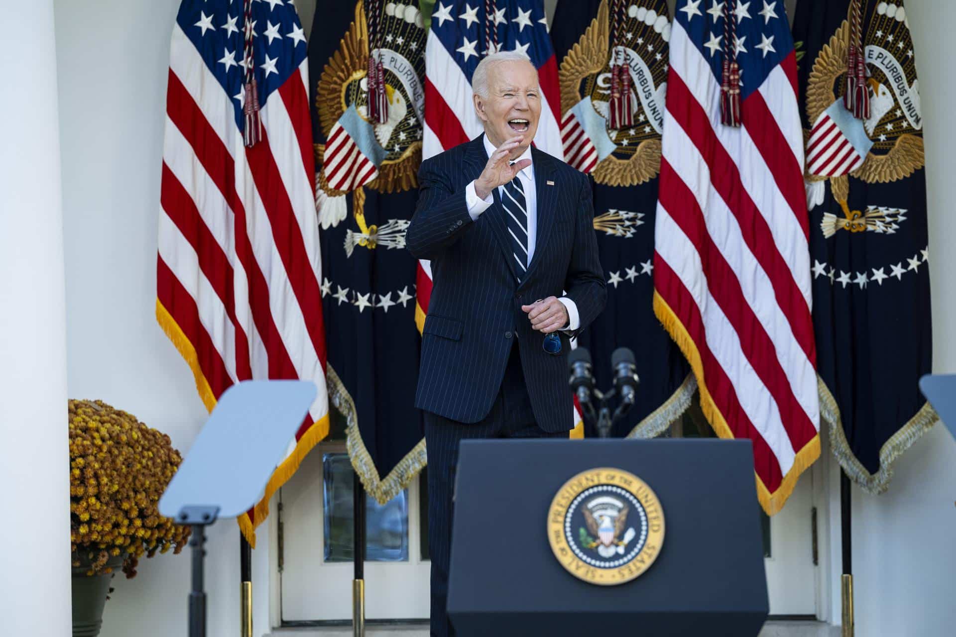 Fotografía del presidente de Estados Unidos, Joe Biden. EFE/Graeme Sloan