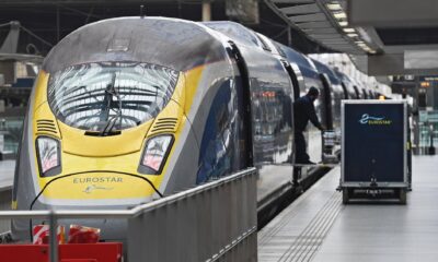 Se cumplen tres décadas de la inauguración del tren Eurostar, que transita por el túnel del Canal de la Mancha. EFE/ Andy Rain/Archivo