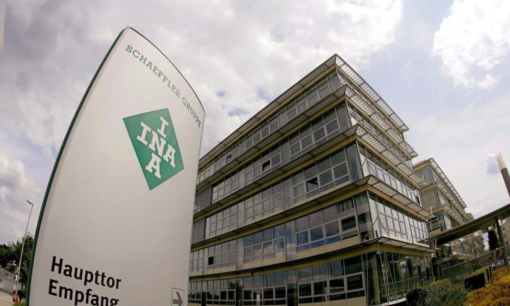 Imagen de archivo del exterior de la sede del grupo empresarial alemán "Schaeffler", en Herzogenaurach, Alemania. EFE/Daniel Karmann