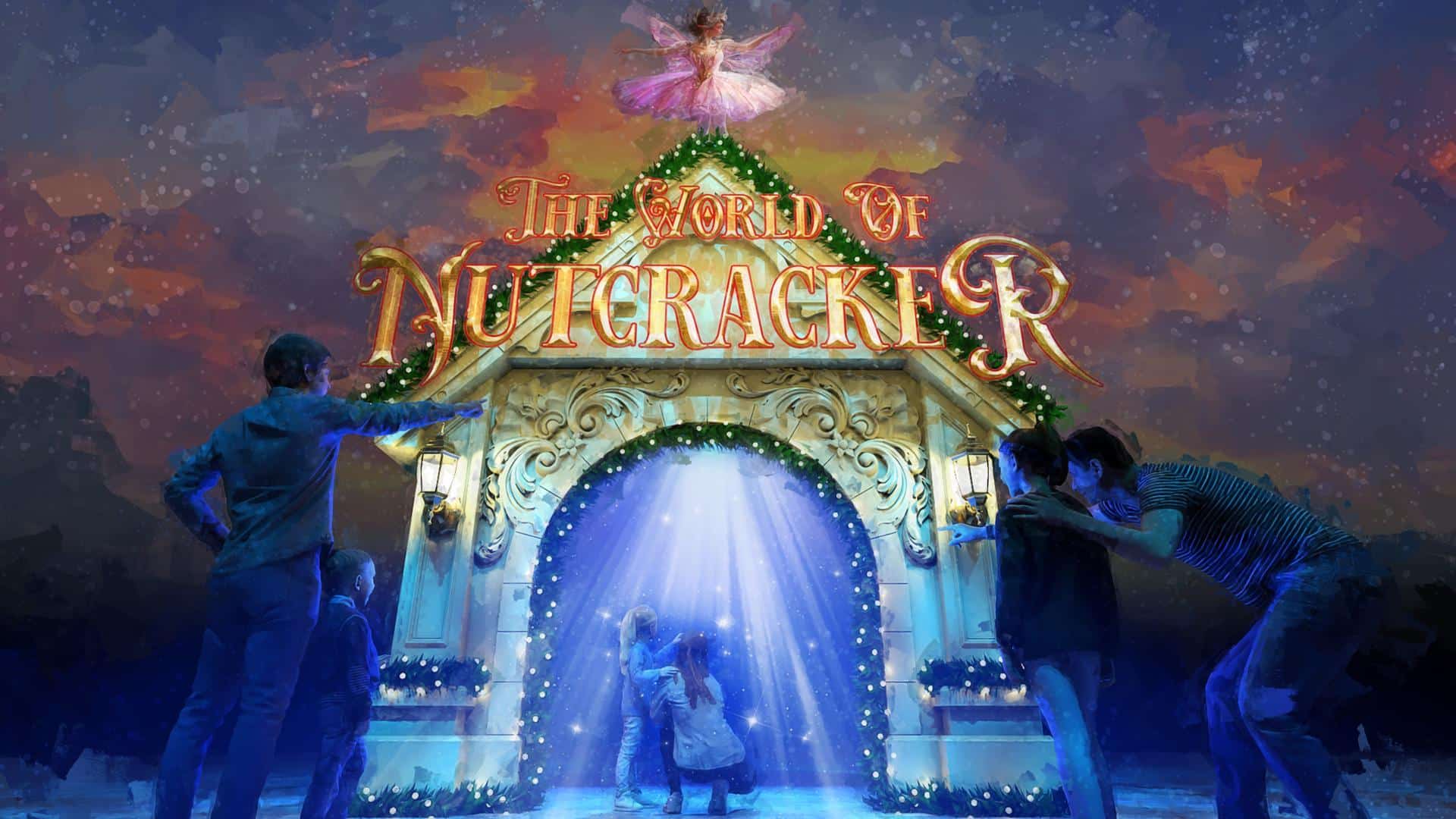 Fotografía cedida por RBB Communications de una ilustración conceptual del 'The World of Nutcracker' ('El mundo del Cascanueces'), una experiencia inmersiva que combina presentaciones en vivo, animación y elementos interactivos que transformarán el centro de la ciudad de Doral, aledaña a Miami,  en un paraíso invernal esta temporada navideña. EFE/RBB Communications /SOLO USO EDITORIAL /NO VENTAS /SOLO DISPONIBLE PARA ILUSTRAR LA NOTICIA QUE ACOMPAÑA /CRÉDITO OBLIGATORIO