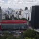 Fotografía aérea del nuevo edificio Pietro Maria Bardi del Museo de Arte de Sao Paulo, MASP, este martes en Sao Paulo (Brasil). EFE/ Isaac Fontana