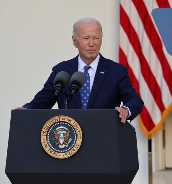 El presidente de Estados Unidos, Joe Biden, habla durante una rueda de prensa este martes en Washington, (Estado Unidos). EFE/ Octavio Guzmán