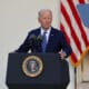 El presidente de Estados Unidos, Joe Biden, habla durante una rueda de prensa este martes en Washington, (Estado Unidos). EFE/ Octavio Guzmán