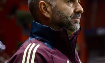 Imagen de archivo del entrenador de la selección femenina de México, Pedro López. EFE/ Alex Cruz