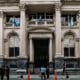 Fotografía de archivo que muestra la fachada del Banco Central de La República Argentina (BCRA). EFE/Juan Ignacio Roncoroni