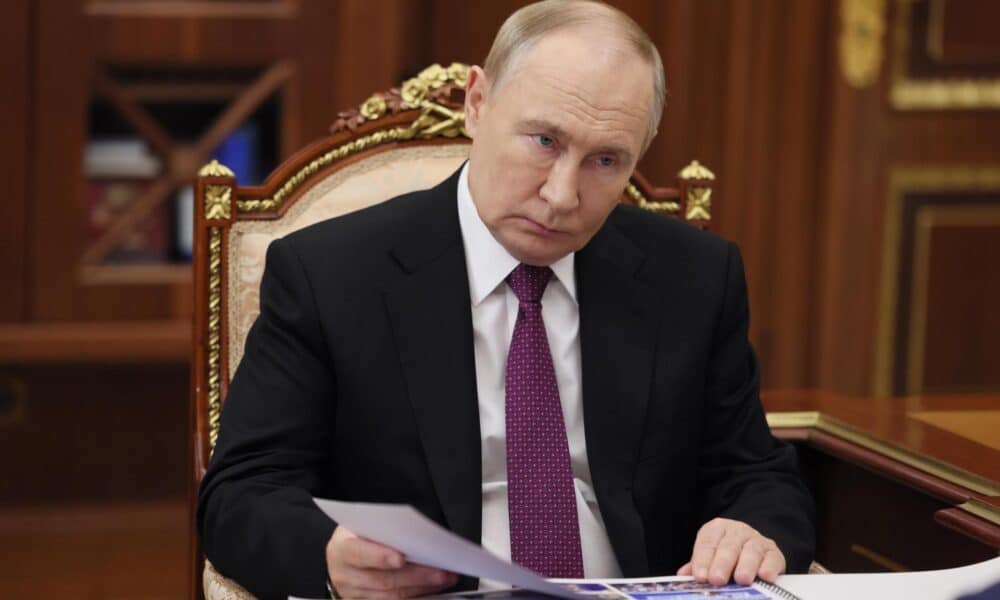 Vladimir Putin (Rusia, Moscú) EFE/EPA/VYACHESLAV PROKOFYEV/SPUTNIK/KREMLIN POOL MANDATORY CREDIT