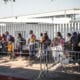 Fotografía de archivo en donde migrantes hacen fila en la garita el Chaparral para cruzar la frontera hacia Estados Unidos, en la ciudad de Tijuana, en Baja California (México). EFE/ Joebeth Terríquez