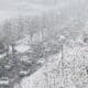 El Palacio Gyeongbok está cubierto de nieve en medio de una fuerte nevada en el centro de Seúl, Corea del Sur, el 27 de noviembre de 2024. EFE/EPA/YONHAP SOUTH KOREA OUT