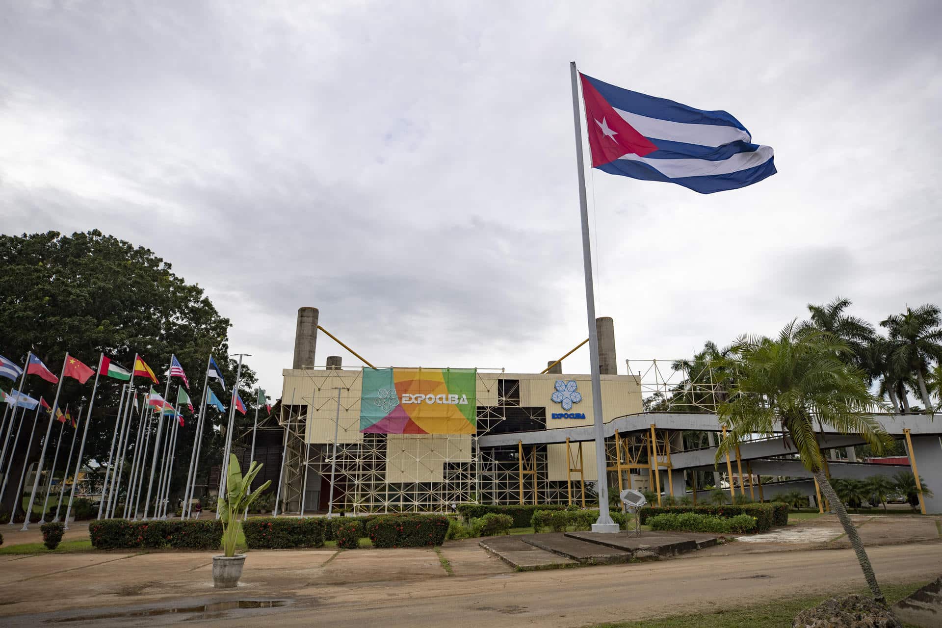 Fotografía del recinto ferial Expocuba donde se realiza la Feria Internacional de La Habana 2024 (Fihav) este 5 de noviembre de 2024, en La Habana (Cuba). EFE/ Yander Zamora