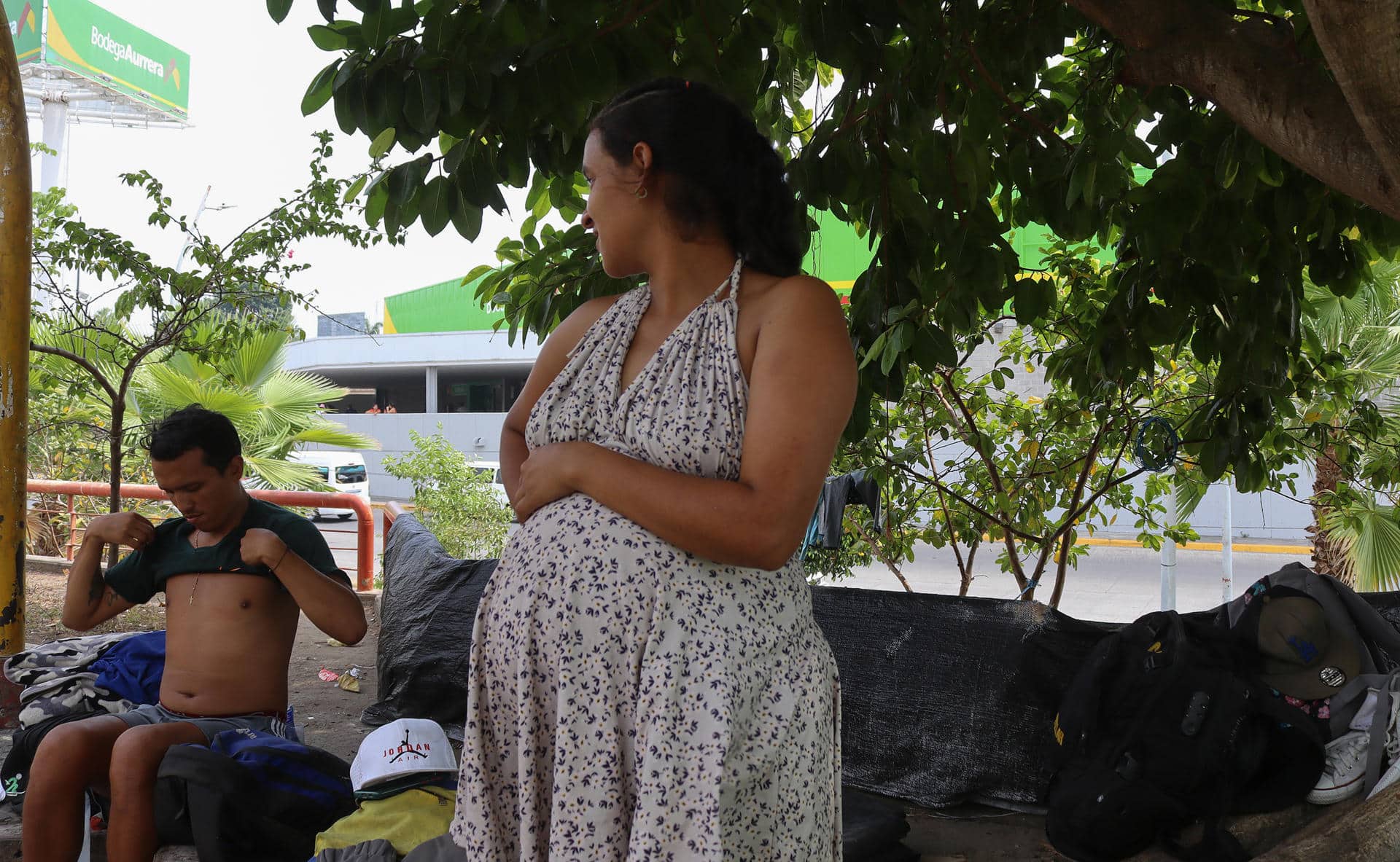 Fotografía de archivo de una mujer embarazada en Tapachula en Chiapas (México). EFE/Juan Manuel Blanco