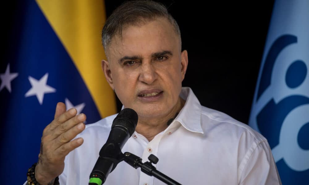 El fiscal general de Venezuela, Tarek William Saab, habla durante un acto en el Ministerio Público el 23 de octubre de 2024, en Caracas (Venezuela).EFE/ Miguel Gutiérrez