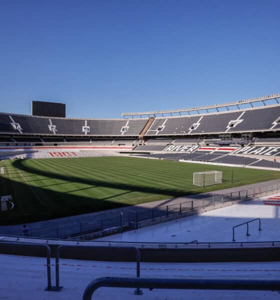 Fotografía del estadio Monumental. EFE/ Juan Ignacio Roncoroni