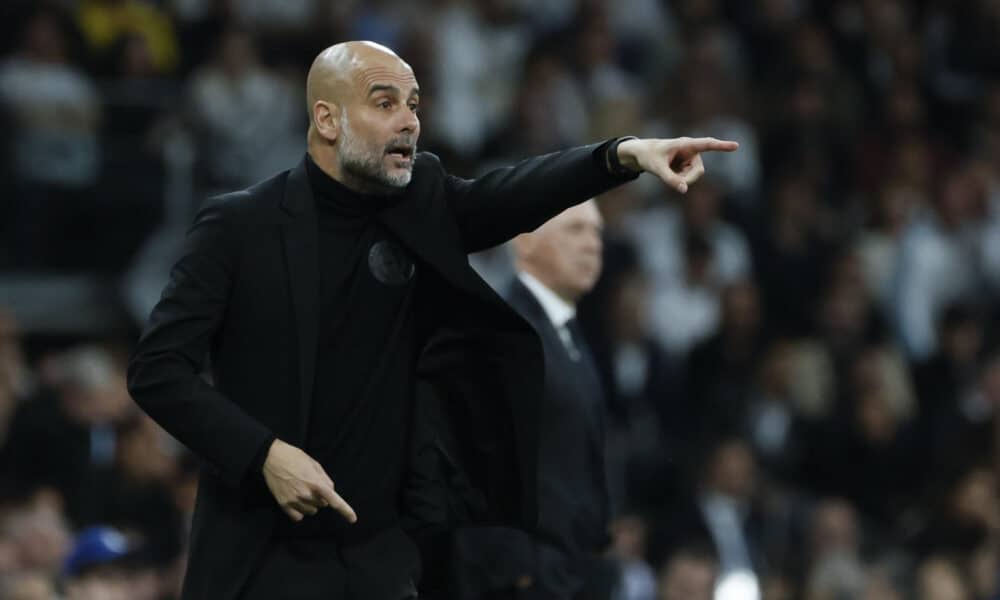 Foto de archivo del entrenador del Manchester, Pep Guardiola. EFE/Ballesteros