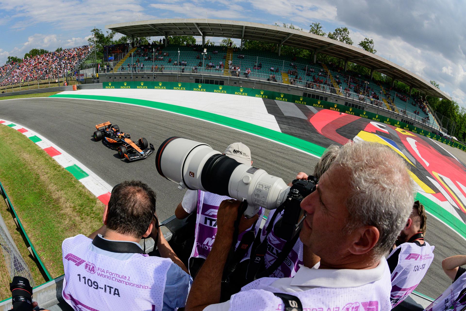 El circuito italiano de Monza, uno de los más legendarios del automovilismo, en foto de archivo de CHRISTIAN BRUNA/EFE/EPA/